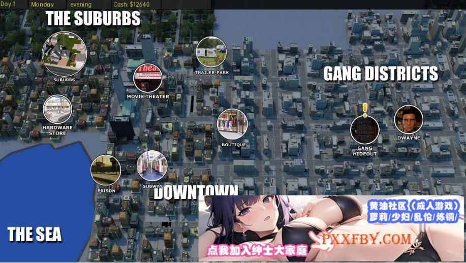 图片[2]-[欧美] [欧美SLG/汉化/动态]黑帮之都 V0.13e 汉化版[PC+安卓][FM/3.7G/夸克]-Illusion中国官网 - i社游戏免费下载i社中国官网