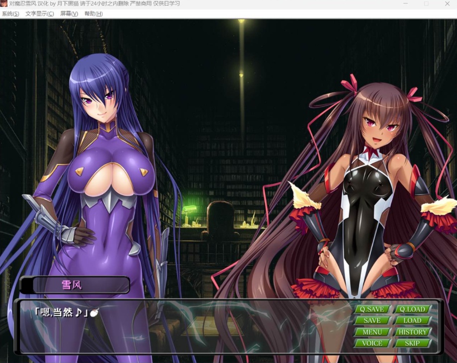 图片[2]-【大拔作ADV汉化全CV】对魔忍雪风【安卓+PC】AI精翻汉化版+全CG回想【新汉化900M】-Illusion中国官网 - i社游戏免费下载i社中国官网